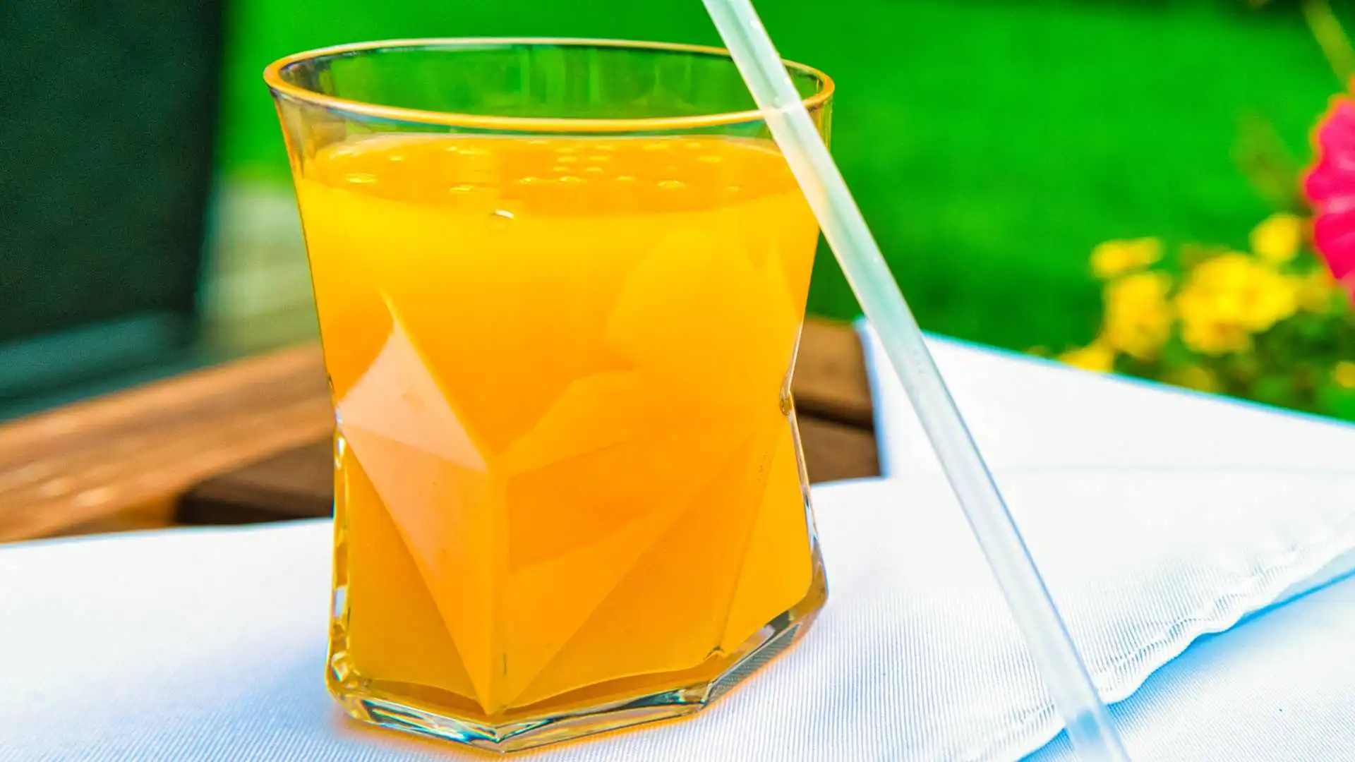 Mango Juice at Afghan Chopan Kebab Edmonton - refreshing traditional Afghan drink