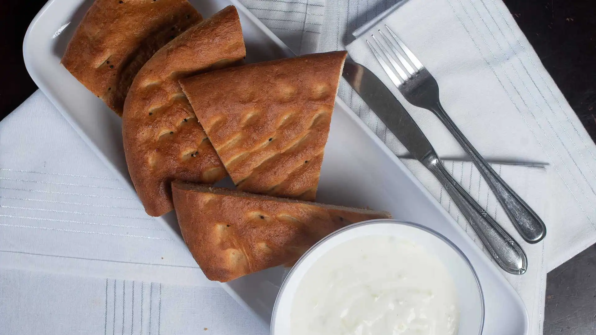 Mantu - Afghan dumplings at Afghan Chopan Kebab Edmonton Halal Restaurant